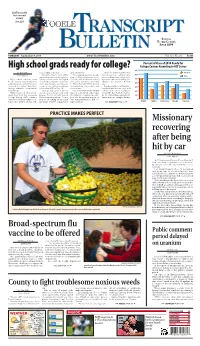 9-9-14 Transcript Bulletin