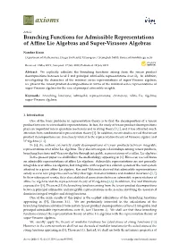 Branching Functions for Admissible Representations of Affine Lie