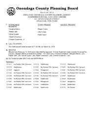 MINUTES Minutes from February 12, 2015 Were Submitted for Approval