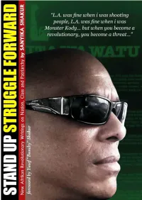 Stand Up, Struggle Forward: New Afrikan Revolutionary Writings On