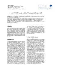 A New OSSOS-Based Model of the Classical Kuiper Belt