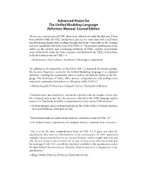 The Unified Modeling Language Reference Manual, Second Edition