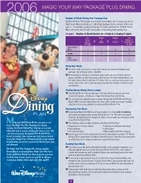 Magic Your Way Package Plus Dining