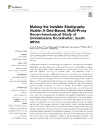 A Grid-Based, Multi-Proxy Geoarchaeological Study of Umhlatuzana Rockshelter, South Africa