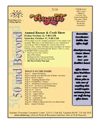 Annual Bazaar & Craft Show
