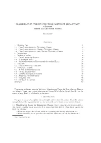 Lecture Notes