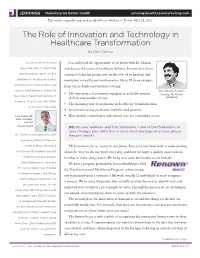5346 the Role of Innovation & Technology Dan Dunlop 07-03.Indd