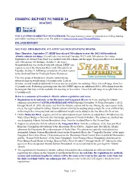 Fishing Report: 5/06/02, Number 3