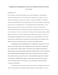 Founding Choices in Innovation and Intellectual Property Protection B