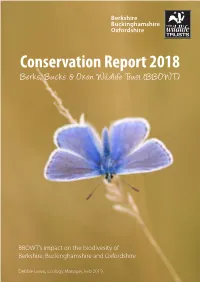 BBOWT Conservation Report 2018 for Web 0.Pdf