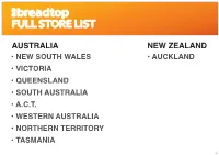 Full Store List