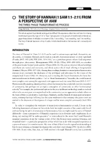 The Story of Hannah (1 Sam 1:1–2:11) from a Perspective of Han the Three-Phase Transformative Process