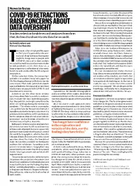 Covid-19 Retractions Raise Concerns About Data