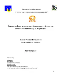 Improved Governance (Cecag)Project