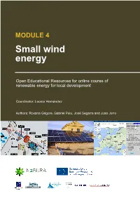MODULE 4 Small Wind Energy