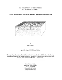 How to Build a Model Illustrating Sea-Floor Spreading and Subduction