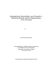 Rethinking Hannah Arendt's Representation of The