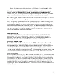 Section 6: Local Content & Services Report– CPB Station