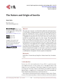 The Nature and Origin of Inertia