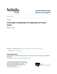 The Organization of Terrorist Groups