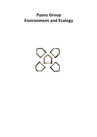 Pyons Group Environment and Ecology