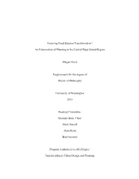 An Examination of Planning in the Central Puget Sound Region