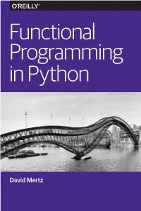 Function Programming in Python