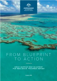 GBRMPA Blueprint Progress Report