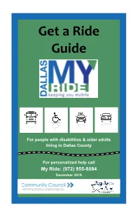 Get a Ride Guide
