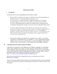 Infrastructure Failure I. Introduction Two Broad Areas of Concern