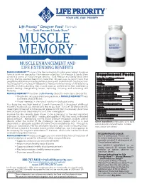 MUSCLE MEMORY™ Is One of the Best Anti-Aging Formulas Ever Created