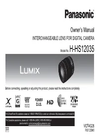 Owner's Manual