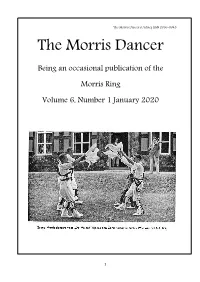 The Morris Dancer (Online) ISSN 2056-8045 the Morris Dancer