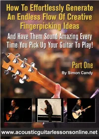 Fingerpicking Patterns 5 Single Note Patterns