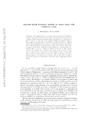 Graphs with Sparsity Order at Most Two: the Complex Case