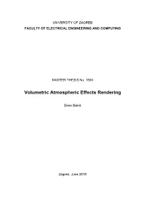 Volumetric Atmospheric Effects Rendering
