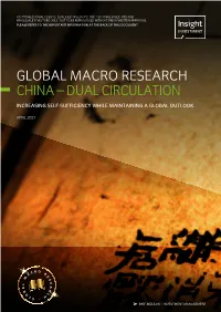 Global Macro Research China – Dual Circulation