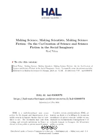 On the Co-Creation of Science and Science Fiction in the Social Imaginary Brad Tabas