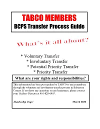 Table of Contents