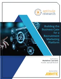 Building the Business Case for a Recruitment Marketing Platform