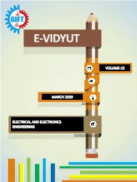 E- Vidyut Has Played a Vital Role As a Platform for the Students to Think, Reflect, Create and Innovate in a Multitude of Languages
