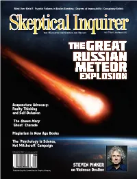 STEVEN PINKER Published by the Committee for Skeptical Inquiry on Violence Decline   C   I –T   