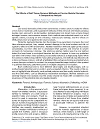 The Effects of Soft Tissue Removal Methods on Porcine Skeletal Remains: a Comparative Analysis