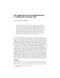 Representations of Gender and Age in the 1920S