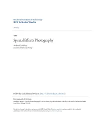 Special Effects Photography Andrew Davidhazy Rochester Institute of Technology