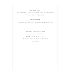 Transcript: LATFOR Public Hearing Buffalo