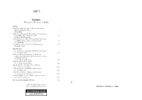 Contents New Series, Vol