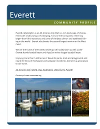 Everett COMMUNITY PROFILE