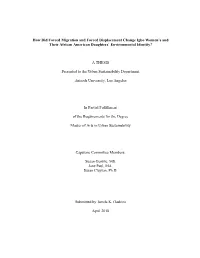 How Did Forced Migration and Forced Displacement Change Igbo Women’S and Their African American Daughters’ Environmental Identity?