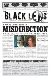 Rachel Dolezal and the “Gotcha” Tactic Used to Distract Blacks Analysis by Sandra Williams Be Defined As Pointing out the Wrong Way